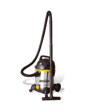 Aspirador industrial para polvo y agua 1300W — AYERBE 1300 INOX 20L