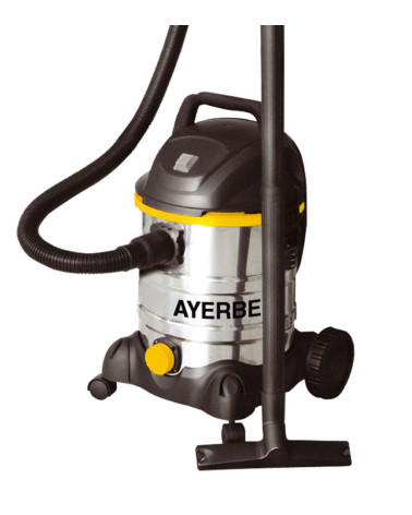 Aspirador industrial para polvo y agua 1300W — AYERBE 1300 INOX 20L