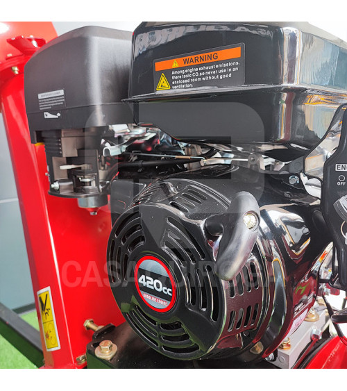 ALQUILER Biotrituradora gasolina 15cv  con remolque homologado — 120mm