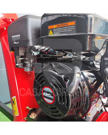 ALQUILER Biotrituradora gasolina 15cv  con remolque homologado — 120mm