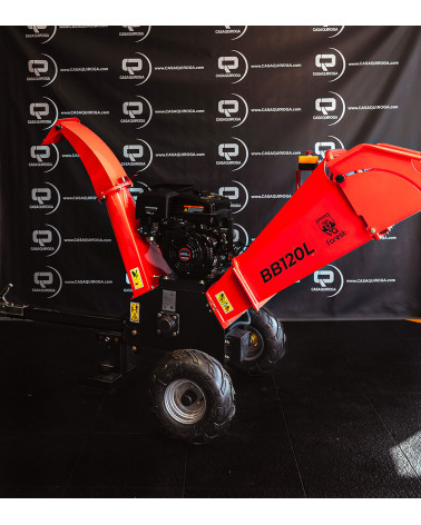 ALQUILER Biotrituradora gasolina 15cv  con remolque homologado — 120mm