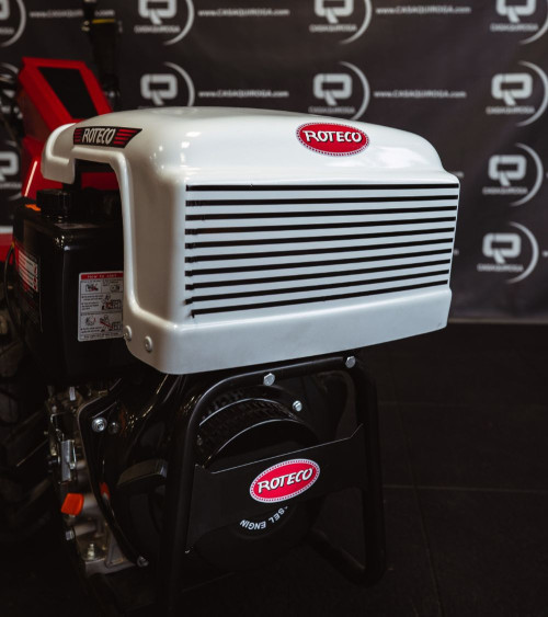 Motocultor Roteco Avenger diesel 418cc 6 veloc. con fresa de 80cm