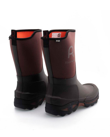 Bota de agua de media caña Rouchette Clean Garden Marrón (40-47)