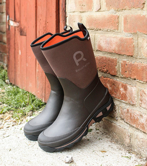 Bota de agua de media caña Rouchette Clean Garden Marrón (40-47)