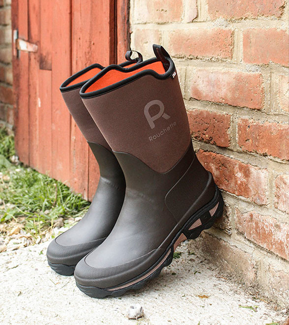 Bota de agua de media caña Rouchette Clean Garden Marrón (40-47)