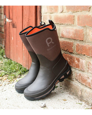 Bota de agua de media caña Rouchette Clean Garden Marrón (40-47)