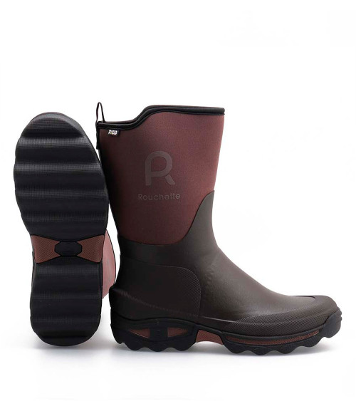 Bota de agua de media caña Rouchette Clean Garden Marrón (40-47)