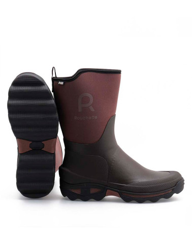 Bota de agua de media caña Rouchette Clean Garden Marrón (40-47)