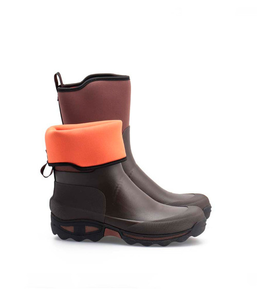 Bota de agua de media caña Rouchette Clean Garden Marrón (40-47)