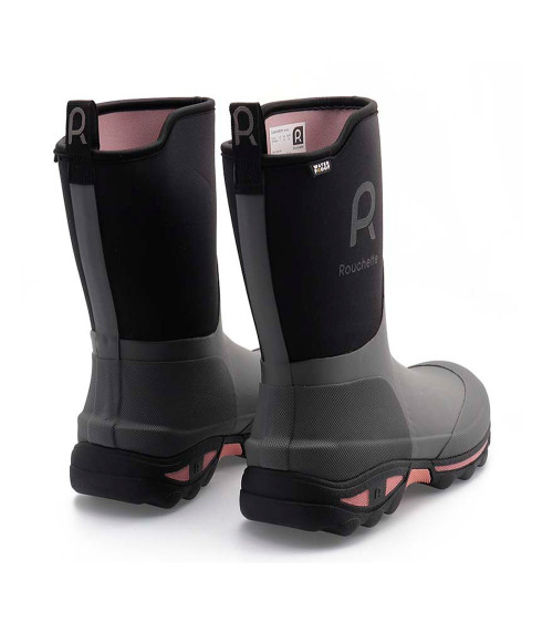 Bota de agua media caña Rouchette Clean Garden Gris (36-41)
