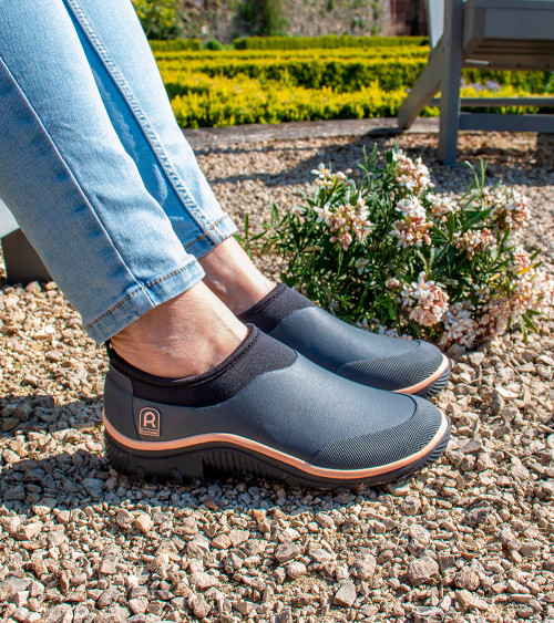 Zueco Rouchette Trial Gris / Salmón (36-41)