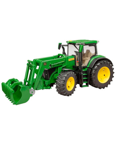 Tractor de juguete John Deere 7R 350 con cargador frontal — Bruder