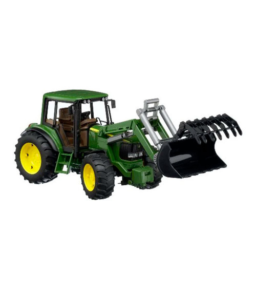 Tractor de juguete John Deere 6920 con cargador frontal — Bruder