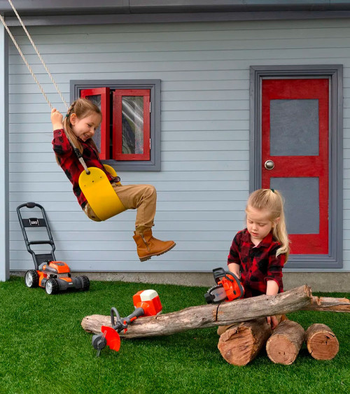 Cortacésped Husqvarna de juguete