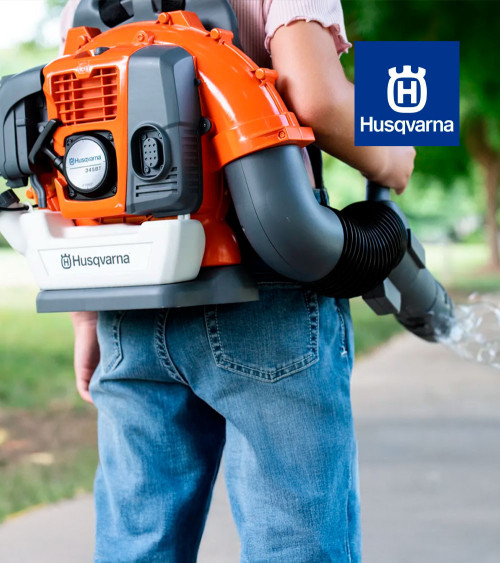 Soplador de juguete Husqvarna con burbujas