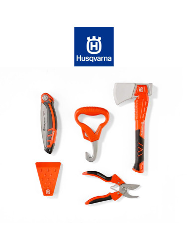 Cinturón forestal portaherramientas de juguete Husqvarna