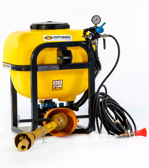 Sulfatadora Dimago Mini 100 para tractor standard — manguera 10 m.