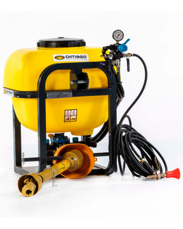 Sulfatadora Dimago Mini 100 para tractor standard — manguera 10 m.