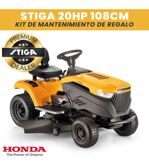 Tractor descarga lateral Stiga Tornado Special 20HP 108cm