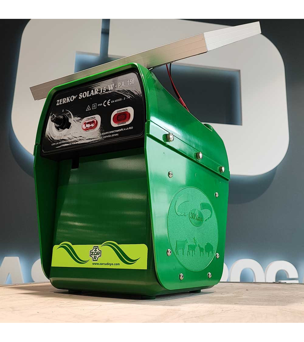 Pastor eléctrico Zerko recargable 2 julios con placa 15W - MODELO PROPIO