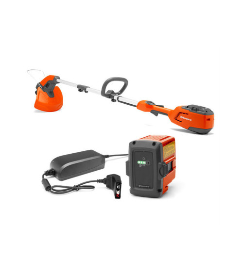 Kit recortadora batería 115iL Husqvarna (batería BLi10 + cargador QC80)