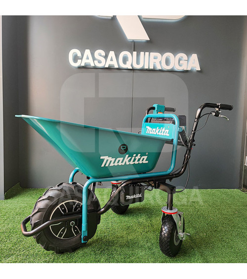 Carretilla a batería 18V Makita DCU180 con baterías y cargador