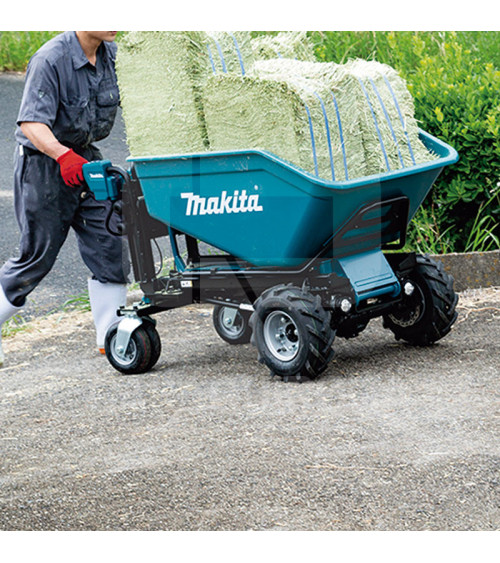 Carretilla a batería 18Vx2 Makita DCU603Z con baterías y cargador