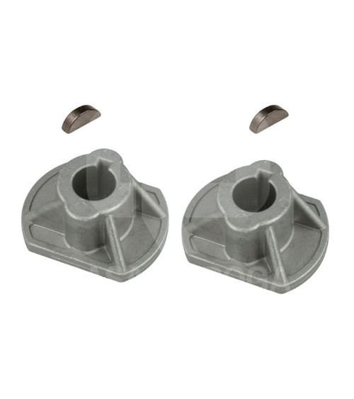 Soporte cuchillas (pack 2) + chavetas Stiga Estate 384