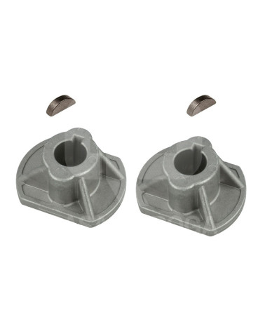 Soporte cuchillas (pack 2) + chavetas Stiga Estate 384