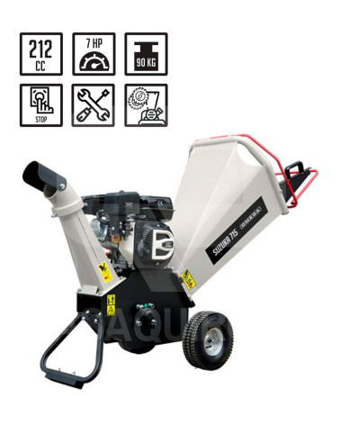 Biotrituradora gasolina 7HP 80mm Suzuka 715