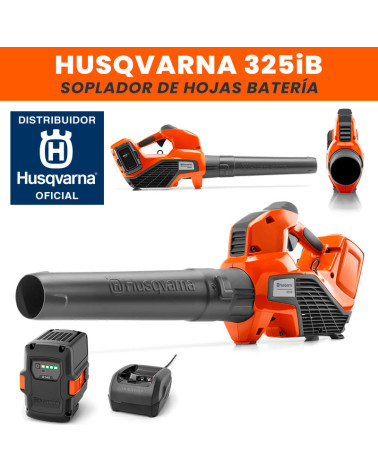 Soplador hojas batería Husqvarna 325iB (con batería y cargador)