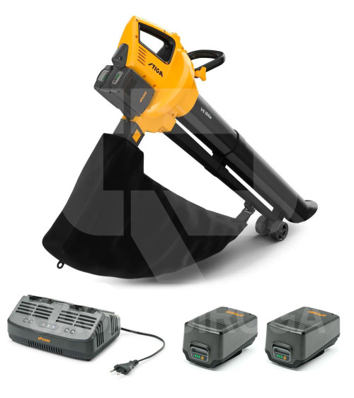 Soplador/aspirador de hojas batería Stiga VS 100e Kit (2 baterías 4.0 Ah + cargador)