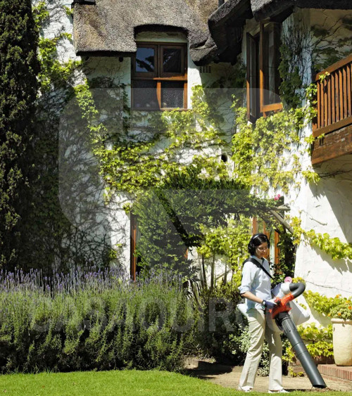 Soplador/aspirador de hojas gasolina Husqvarna 125BVx 28cc