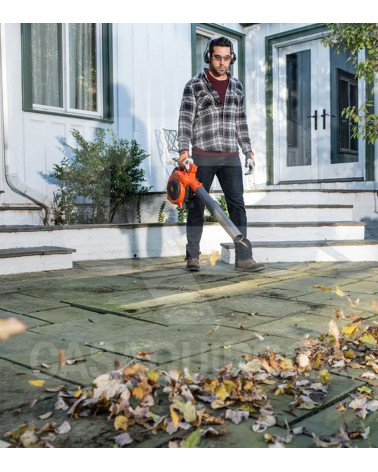 Soplador/aspirador de hojas gasolina Husqvarna 125BVx 28cc