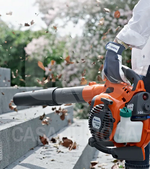 Soplador/aspirador de hojas gasolina Husqvarna 125BVx 28cc