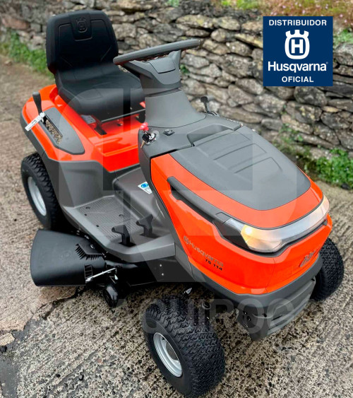 Tractor cortacésped descarga lateral Husqvarna TS 114 16HP 95cm