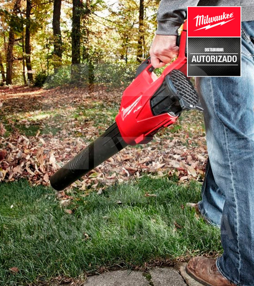 Soplador hojas batería Milwaukee M18 FBL-0 + M18 HNRGO4-802  (+ 2 bat 8.0Ah y cargador)