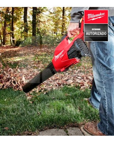 Soplador hojas batería Milwaukee M18 FBL-0 + M18 HNRGO4-802  (+ 2 bat 8.0Ah y cargador)