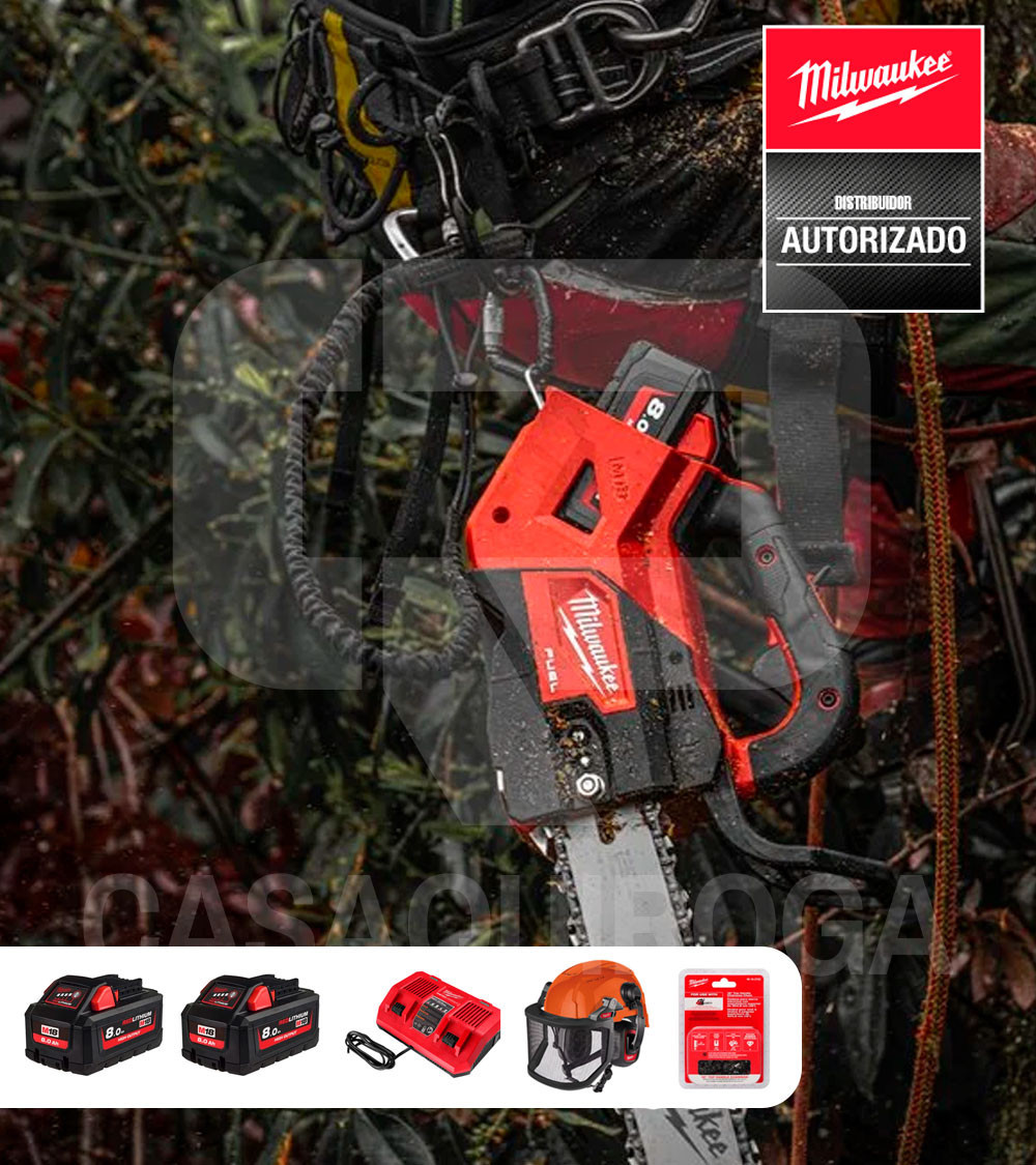 Motosierra de poda batería Milwaukee M18 FTHCHS35-802 35cm