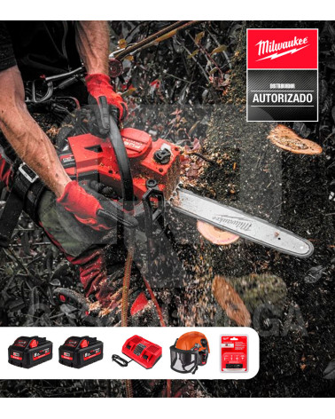 Motosierra de poda batería Milwaukee M18 FTHCHS35-802 35cm