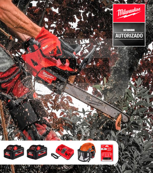Motosierra de poda batería Milwaukee M18 FTHCHS35-802 35cm