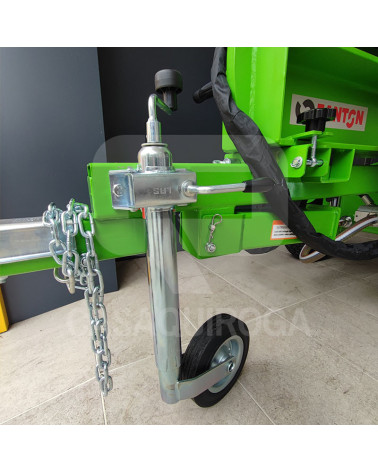 Astilladora gasolina Fanton 35 toneladas remolque homologado