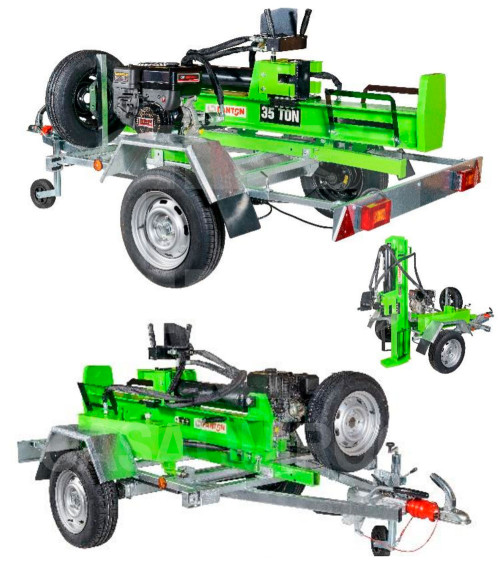 Astilladora gasolina Fanton 35 toneladas remolque homologado