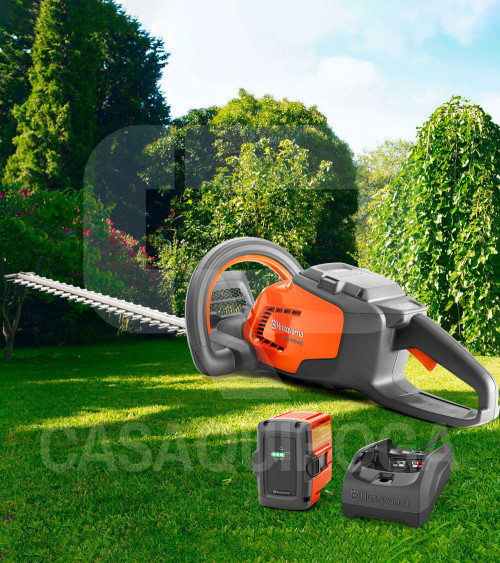 Kit cortasetos batería Husqvarna 115iHD45 (bateria BLi10 + cargador QC80)
