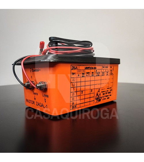 Pastor Zagal Tipo 10 eléctrico 220V 6 julios (con interruptor y piloto)