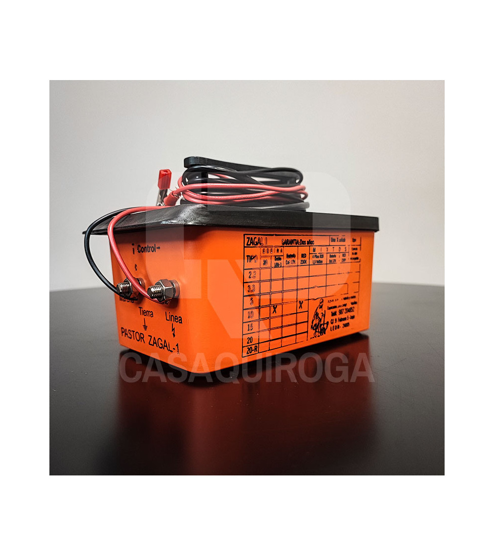 Pastor Zagal Tipo 10 eléctrico 220V 6 julios (con interruptor y piloto)