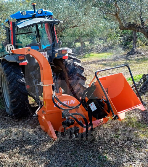 Biotrituradora tractor 100mm Zeppelin con rodillos hidráulicos (incluye cardán)
