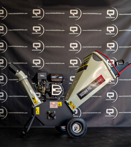 Trituradora de ramas a gasolina 7HP 80mm Suzuka 715