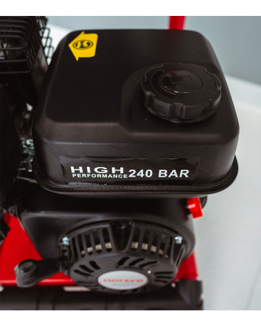 Hidrolimpiadora gasolina 7.0HP 660 l/h 240 bar Roteco DU 240