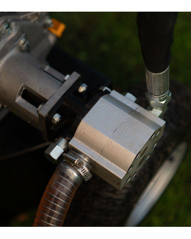 Astilladora leña 22 toneladas gasolina 3 posiciones doble bomba Roteco TOP LINE